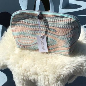 NWT Stephanie Johnson Santa Fe Turquoise Drift Lola Clutch Zip Around Handbag